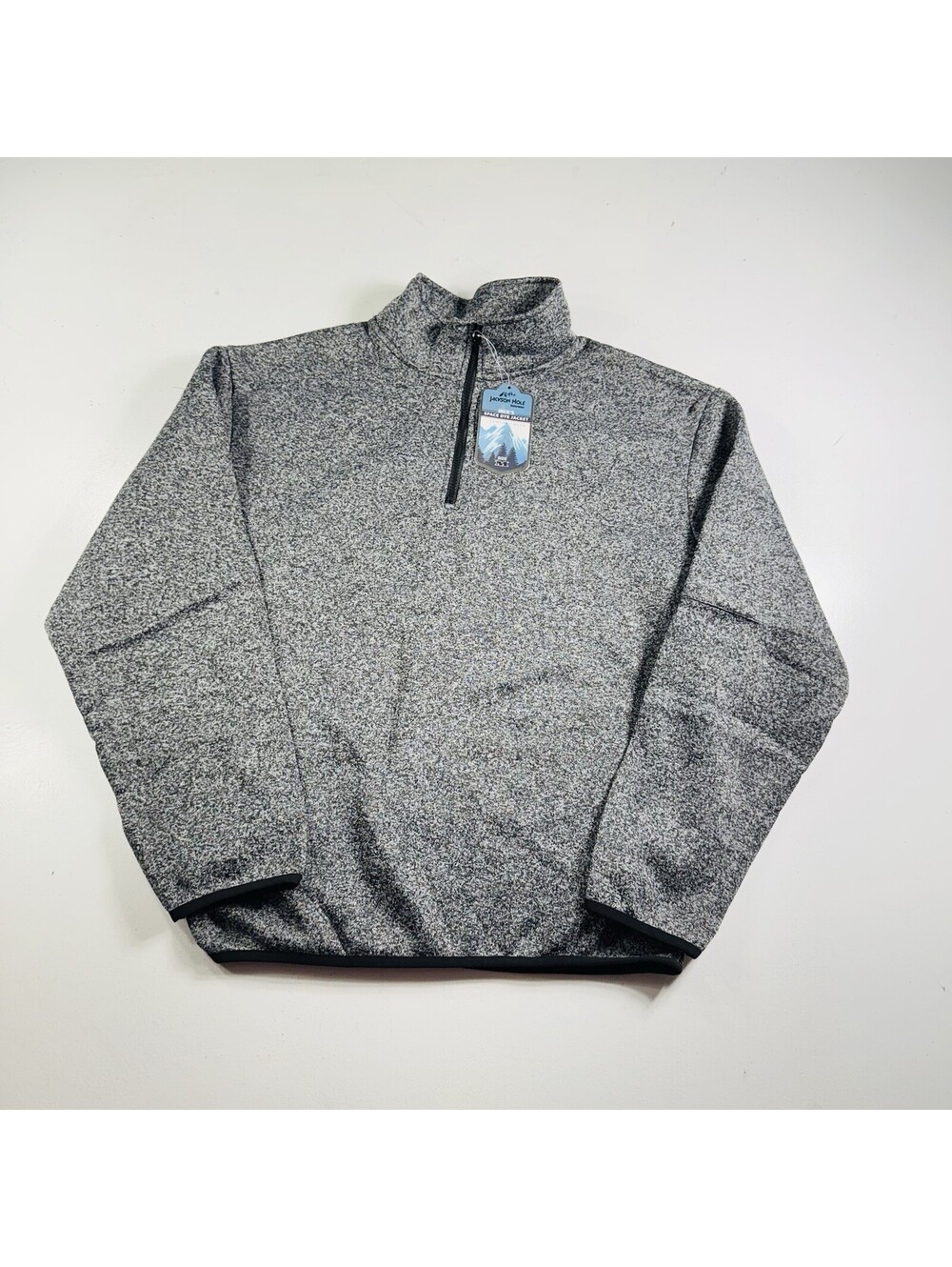 Jackson Hole Outerwear 1/4 Zip Fleece Sweater Gray Men’s Size Medium Brand New